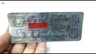 Prolomet Xl 50 Tablet  Metoprolol Succinate 50 mg tablet uses  Prolomet Xl 50 mg tablet uses Hindi [upl. by Felizio]