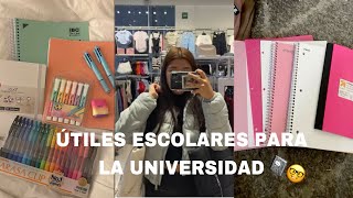 Comprando mis útiles escolares para la universidad  HAUL [upl. by Coffin929]