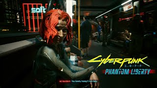 V Meets A Joi On The Metro  Cyberpunk 2077 [upl. by Baudin]