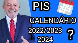 SAIU CALENDÁRIO PIS ABONO SALARIAL BASE 202220232024 PAGAMENTO VAI COMEÇAR [upl. by Abbot]