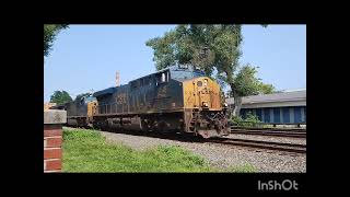 Railfanning at Fairport 72824 and 72924 [upl. by Euqirdor80]