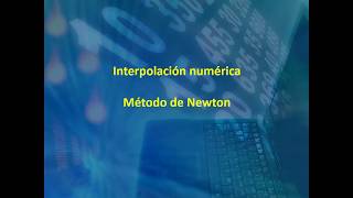 Interpolación de Newton [upl. by Adiaros27]