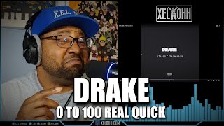 Drake 0 to 100 Real Quick Reaction [upl. by Pirzada596]