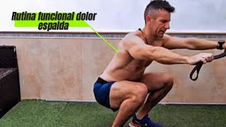 Entrenamiento funcional para aliviar fortalecer y prevenir dolor lumbar [upl. by Ainitsirc]