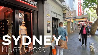 🇦🇺 KINGS CROSS Sydneys Red Light District Walking Tour Potts Point Australia【4K】 [upl. by Arah]