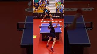 tennis backhand while playing table tennis 🥵 [upl. by Gunn]