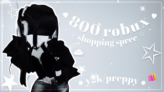 ・ 800 Robux shopping spree 🛍️ ・y2kpreppy ・ [upl. by Latreese]