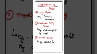 Classification of Bones Veterinary  Veterinary Anatomy Bones anatomyvideos veterinaryanatomy [upl. by Sinnelg]