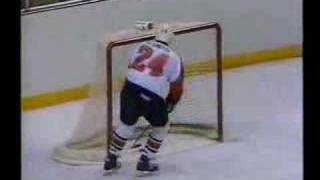 Ron Hextall Scores His 1st Career Goal [upl. by Nitsur]