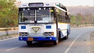 SRISAILAM BUS  TSRTC EXPRESS OF GODAVARIKHANI DEPOT TELANGANA RTC [upl. by Wolliw]