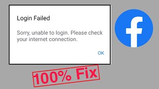 Sorry Unable to Login Please Check Your Internet Connection Facebook [upl. by Namyh]