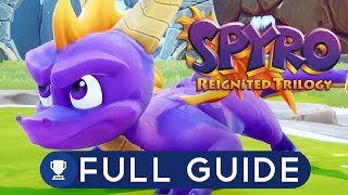 Spyro Reignited Trilogy Spyro the Dragon  Full Guide  Part 1 [upl. by Ahlgren]