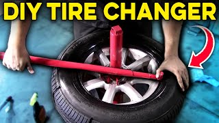 How to Use a Manual Tire Changer  Harbor Freight [upl. by Inaboy230]