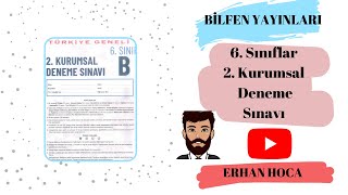 BİLFEN YAYINLARI 6 SINIFLAR KURUMSAL 2 DENEME SINAVI [upl. by Meares]