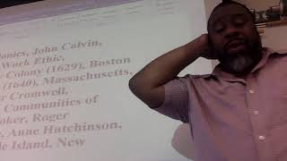 New England Colonies Lecture 2019 [upl. by Cayla]