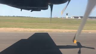 Propeller tip vortices Lockheed Hercules C130 [upl. by Siul]