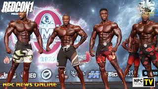 2022 IFBB Pro League Men’s Physique Olympia Saturday Prejudging Comparisons 4K Video [upl. by Katti]