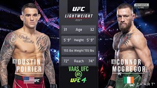 DUSTIN POIRIER VS CONOR MCGREGOR 3 FULL FIGHT UFC 264 [upl. by Amorete]