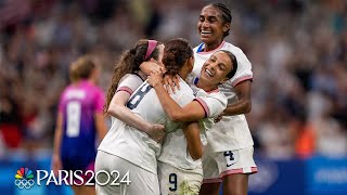 USWNT building chemistry ahead of semifinal clash with Germany  Paris Olympics  NBC Sports [upl. by Marinna479]