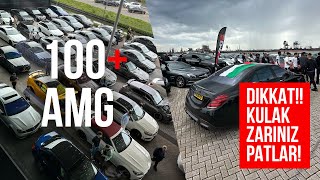 100 AMG Bir Araya Geldik Gazladık  AMG Etkinliği Lastik Yakma amp Drift Loud Exhaust TEAMAMGUK [upl. by Lauryn]