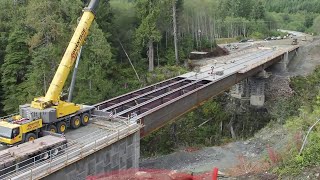 Modern Bridge Construction Time Lapse Compilation [upl. by Maximo901]