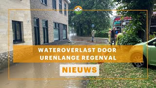 Wateroverlast in het Heuvelland door urenlange regenval [upl. by Stulin]