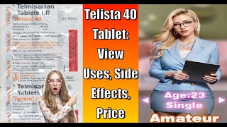 Telista 40 Tablet View Uses Side Effects Price askdrx lupin telmisartan telista medicane [upl. by Glenn]