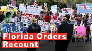 Florida Officially Orders Vote Recount In Senate And Governor Races [upl. by Ainatnas711]