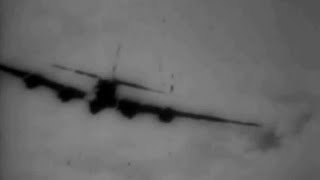 B17 and B24 Bombers Attacked by Luftwaffe Fighter Planes WW2 GSAP Footage [upl. by Mafala7]