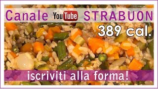 INSALATA DI RISO INTEGRALE alle verdure croccanti  Naturale e nutriente [upl. by Leilah]