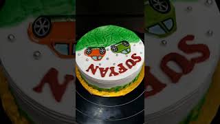 Car cake design 😍 DN CAKE WALA shorts [upl. by Croft]