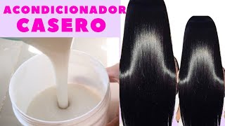 ACONDICIONADOR CASERO 100 NATURAL CON MAIZENA ARROZ Y SABILA PARA TODO TIPO DE CABELLO 😍paso a paso [upl. by Nayrbo]