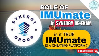 Role of IMUmate in SYNERGY REEXAM  Is It True IMUmate is a Cheating Platform [upl. by Naugan]