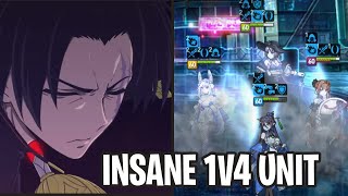 REMNANT VIOLET INSANE 1v4  BEST UNIT IN THE GAME WHEN HE DODGES Epic Seven [upl. by Arlina]