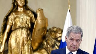 La Finlande et la Suède basculent vers lOTAN  le président finlandais évoque quotun jour historiquequot [upl. by Athey192]