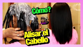 CÓMO HACER ALISADO EN CABELLO AFRO PASO A PASO 2018  RELAXED HAIR ROUTINE 2018  Mary Pulido [upl. by Ahseinet]