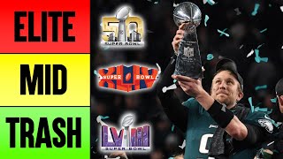 Ranking the last 15 Super Bowls Into Tiers [upl. by Avehs]