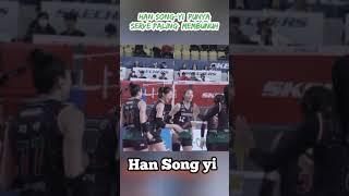 serve mematikan vleague HanSongyi redsparks [upl. by Zehc328]