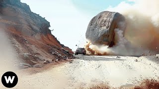 Best Of Shocking Catastrophic Rockfalls Failures Caught On Camera You Wouldnt Believe if Not Filmed [upl. by Granlund315]