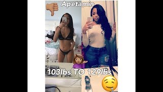 APETAMIN  How I Gained Weight Fast 8lbs In First Week pics included [upl. by Walworth]