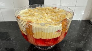 Strawberry Trifle  Perfect Summer Dessert [upl. by Spence]