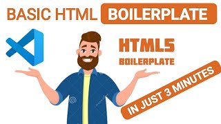 How to get HTML BoilerPlate in VSCode [upl. by Doelling]