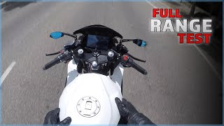 CHINESE ELECTRIC SPORTBIKE  Full RANGE TEST on One Charge [upl. by Riggs]