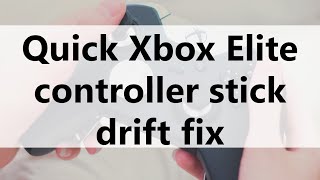 Quick Xbox One Elite controller stick drift fix with reWASD [upl. by Tterrab]