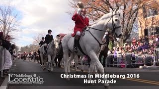 Christmas in Middleburg 2016  Hunt Parade [upl. by Philan]