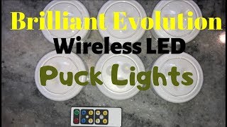 Brilliant Evolution Wireless LED Puck Lights Review and Installation [upl. by Zaslow]