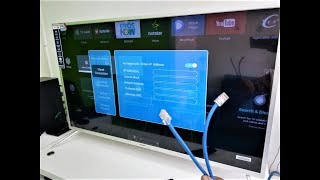 How to Setup Ethernet Wired Internet Connection For TV Easy [upl. by Attwood]