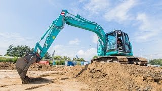 Kobelco SK140SRlc voor WJ van Vliet [upl. by Ihp118]