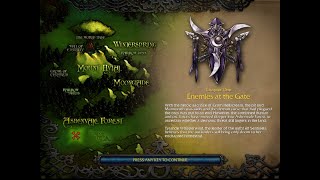 Warcraft 3 Reign of Chaos Hard  Night Elf Campaign  Chapter 01 Enemies at the Gate [upl. by Eirrem]