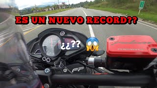 Nuevo Record Pulsar NS 200 FI abs 2022 Top speed  ¿Como lograrlo [upl. by Roz]